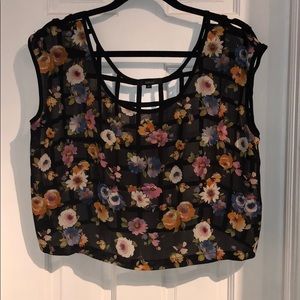 Millau black sheer T-shirt